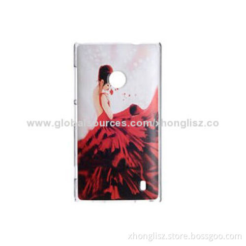 Beautiful Girl's Water Printing PC Case for Nokia Lumia 520